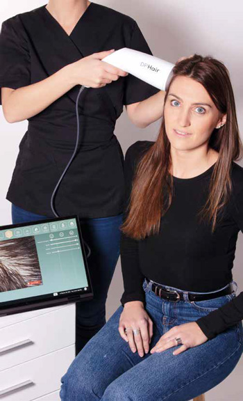 soins cuir chevelu et cheveux avec analyse DP hair